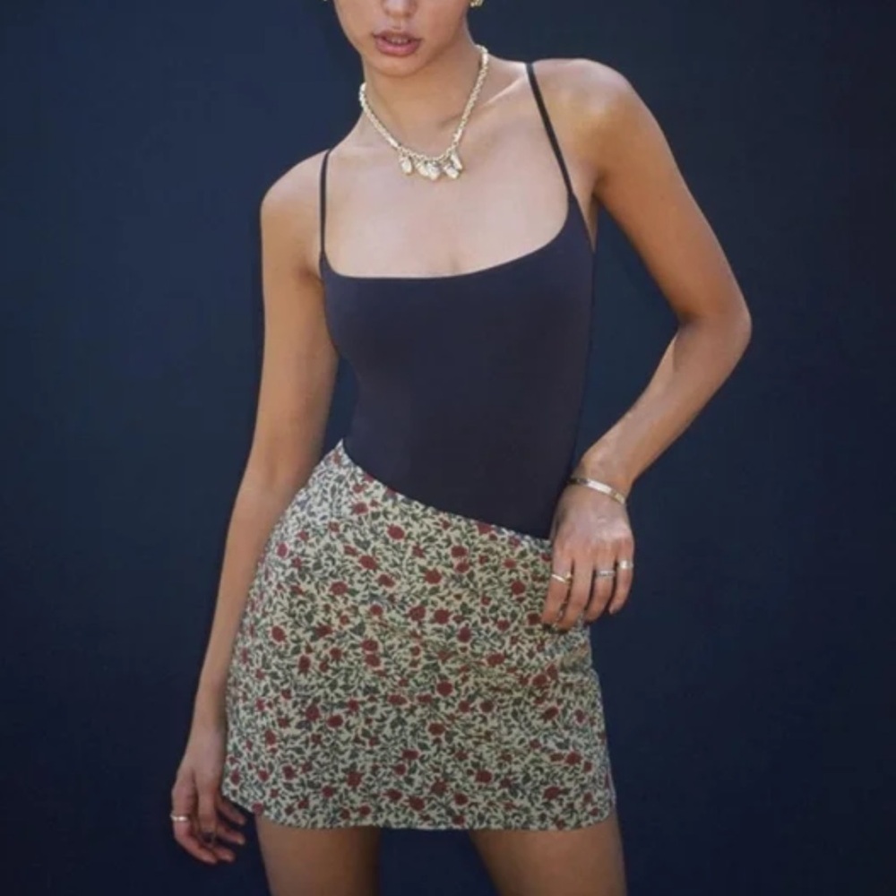 Realisation Silk Mini Skirt